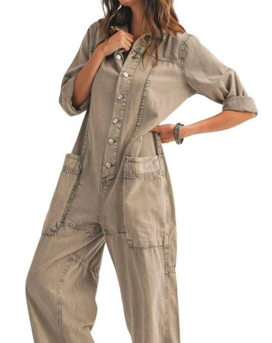 Lovlov - Relaxed Vintage Wash Jumpsuit