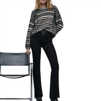 CLOSED Women's Rawlin Flared Jeans in dark grey - women's jeans - alternate view