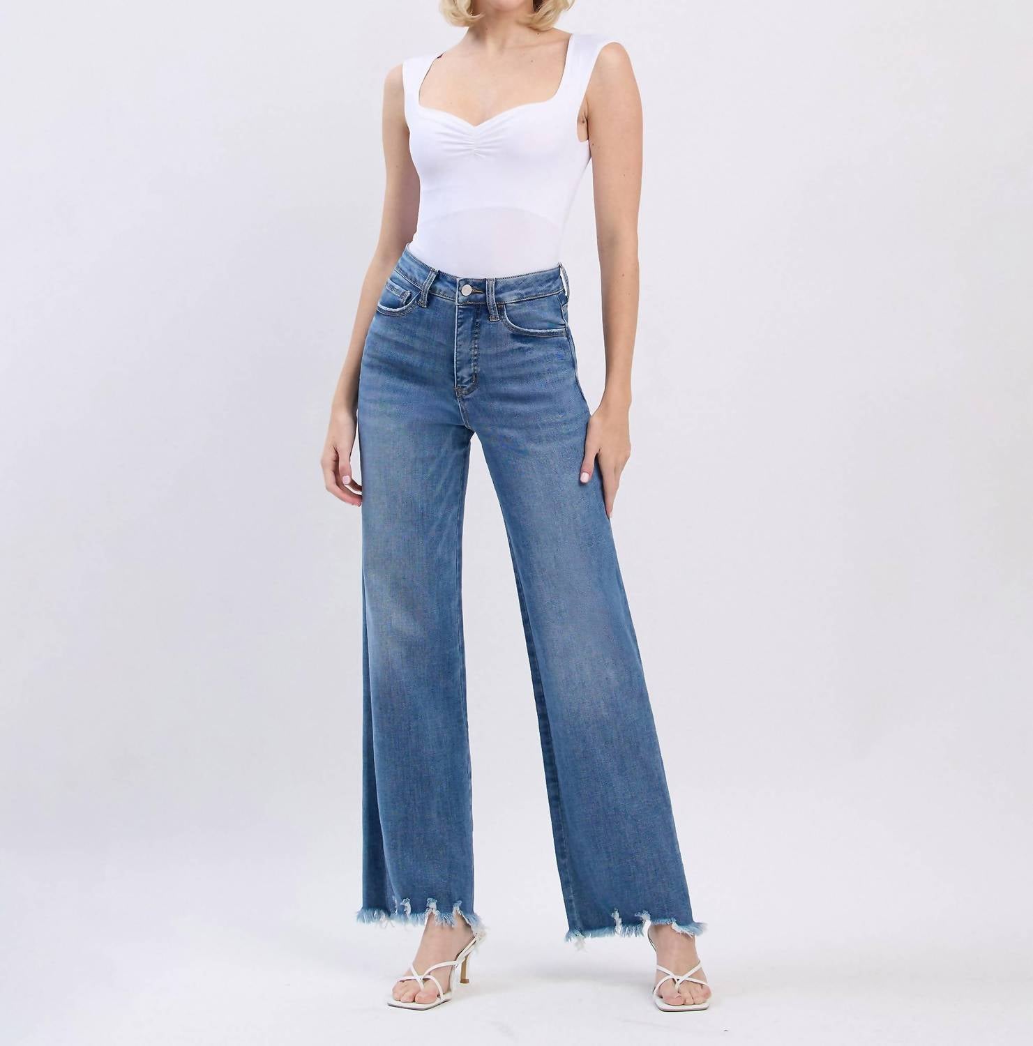 Lovervet - Alessia Tummy Control 90's High Rise Loose Jeans