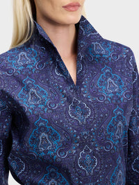 Sarah Alexandra - Indigo Girl Print Blouse