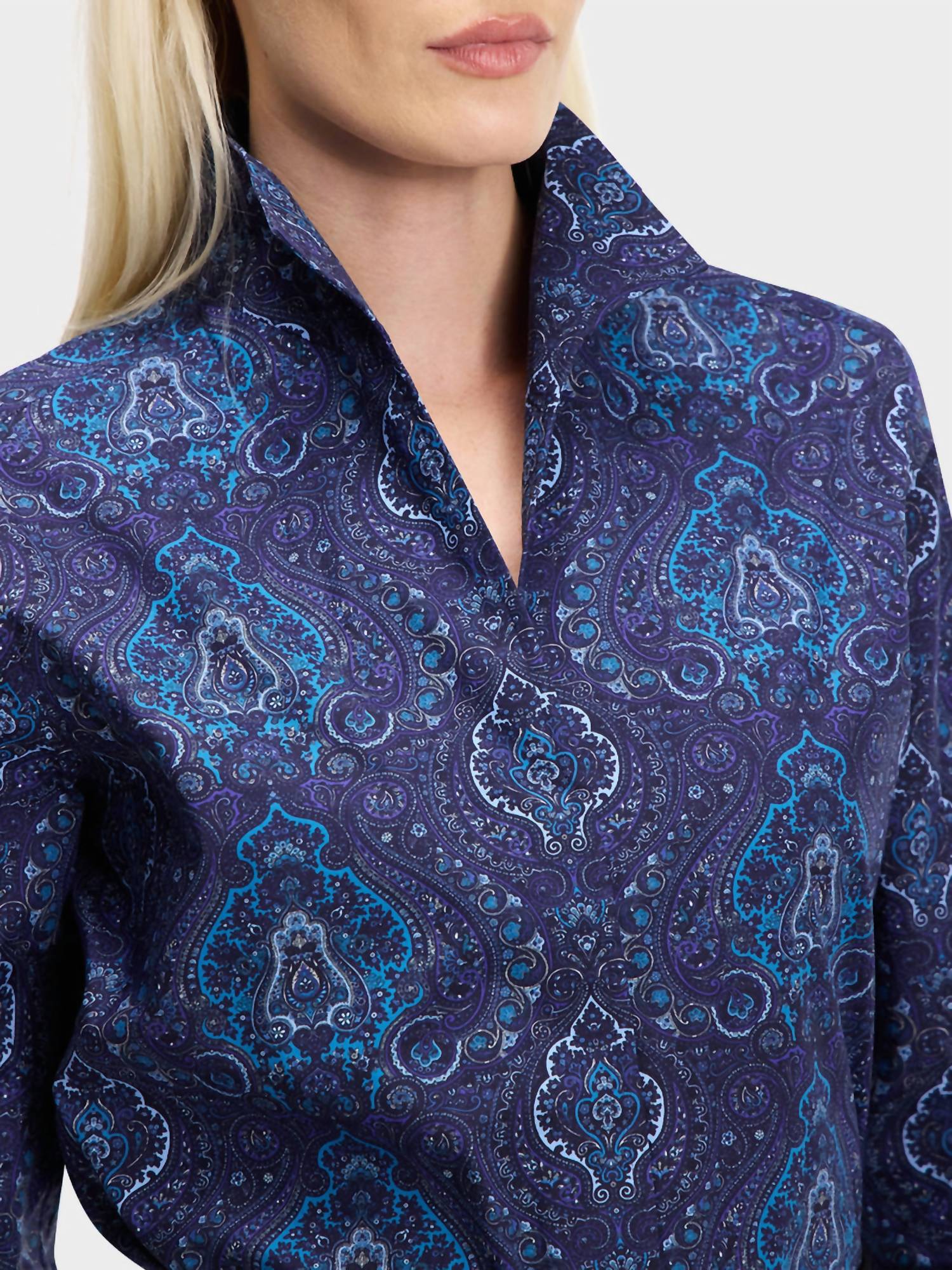 Sarah Alexandra - Indigo Girl Print Blouse