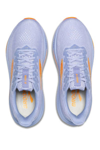 BROOKS Women's Ghost 17 Running Shoe in blue heron white orange - women's shoe - view 4