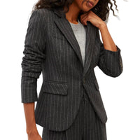 Veronica Beard - Women's Tyra Pinstriped Dickey Jacket