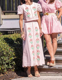 Garland Bags - Emmy Top And Midi Skirt Set