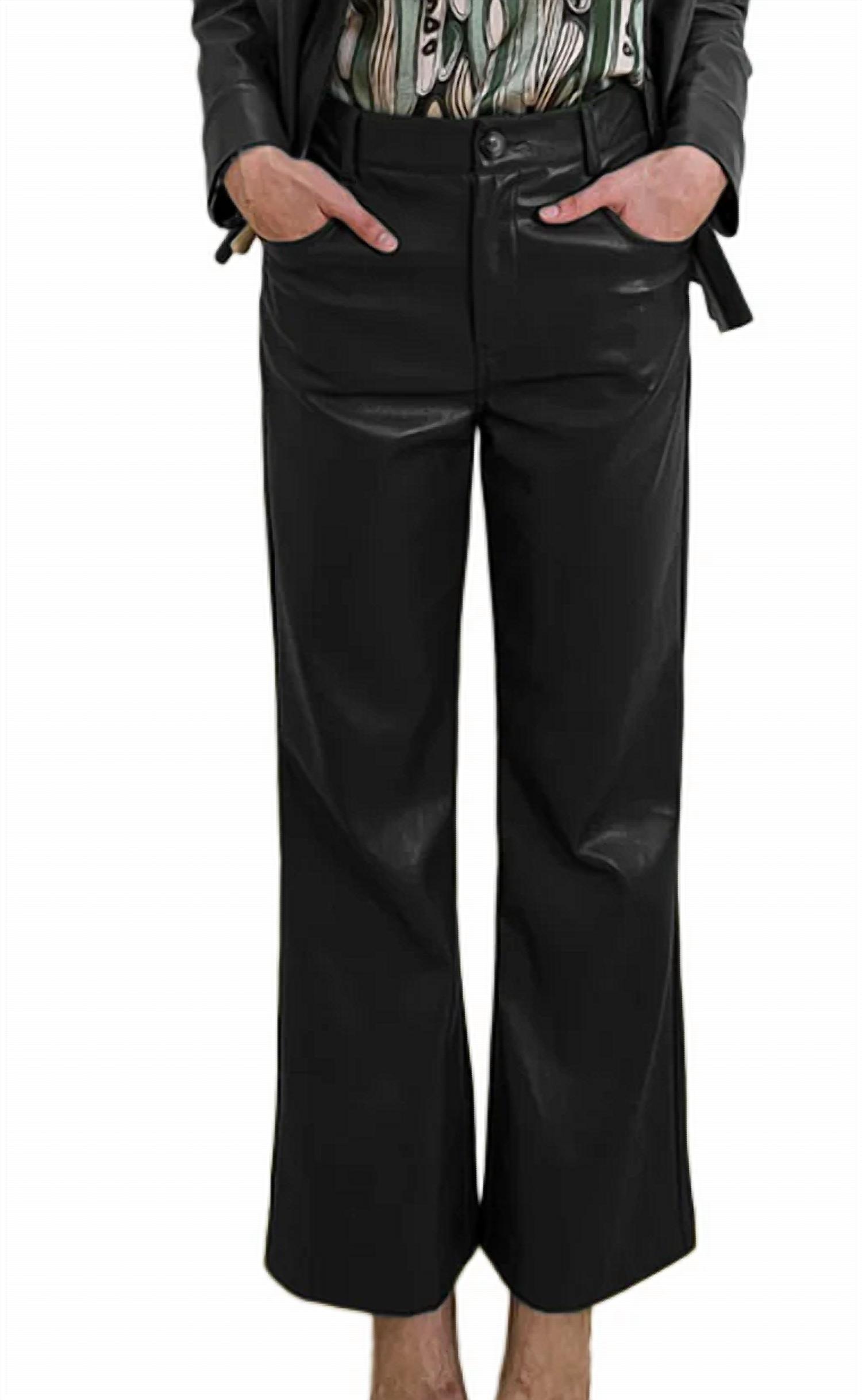 N By Nancy - Faux Leather Pant - Plus