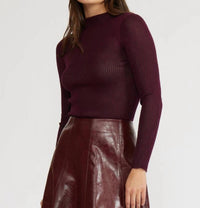 Lucy Paris - Pacie Knit Long Sleeve Top