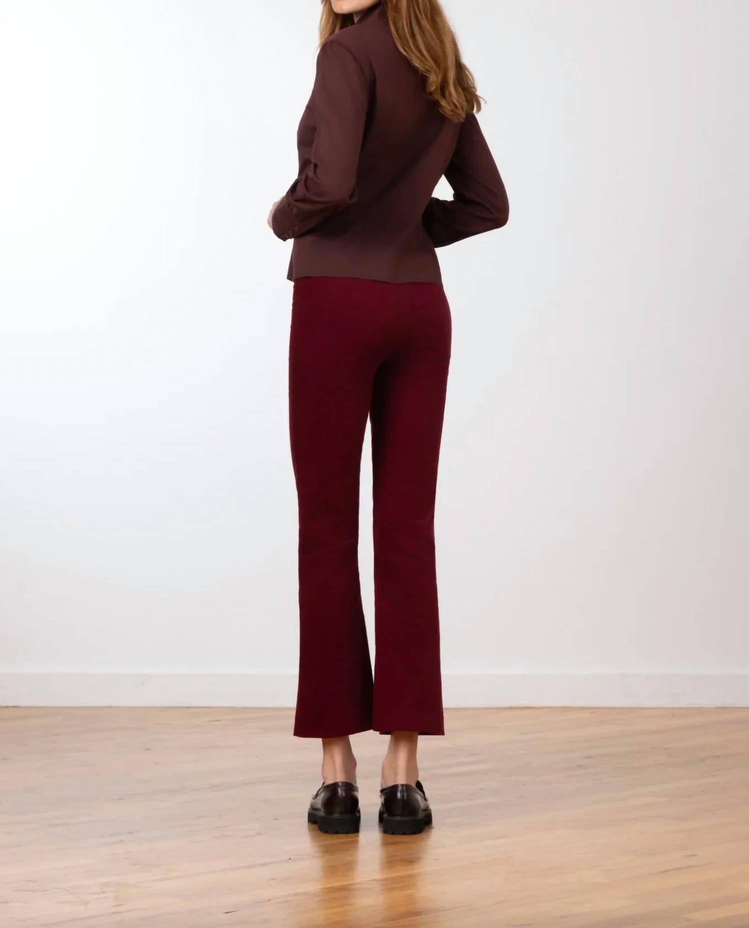 Avenue Montaigne - Leo Cropped Flare Pant