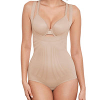 Miraclesuit Modern Miracle Torsette Bodybriefer in beige - women's shirt - detail view