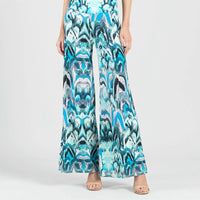CLARA SUNWOO Soft Knit Palazzo Pant in multi - women's pants