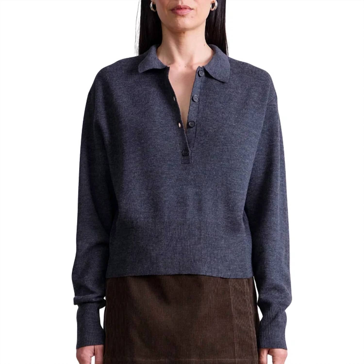 Apiece Apart - Kari Polo Knit Top