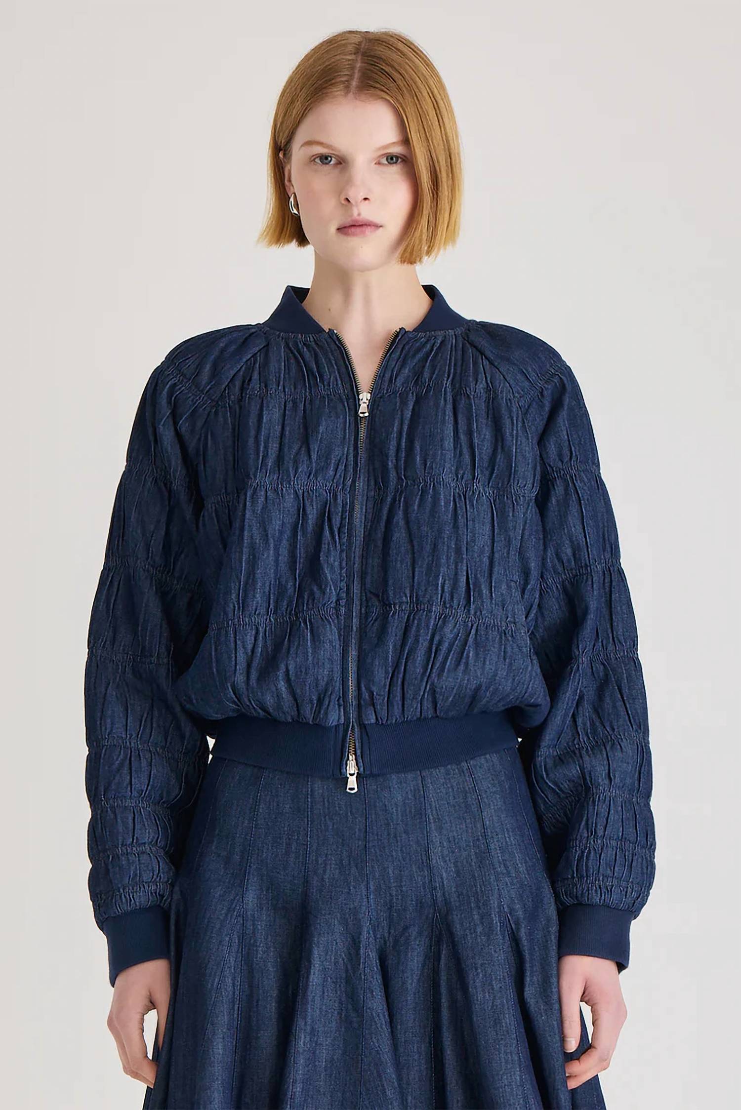 Merlette - Esme Denim Puffer Jacket