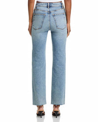 Frame - The Ruler Crop High Rise Straight Jeans