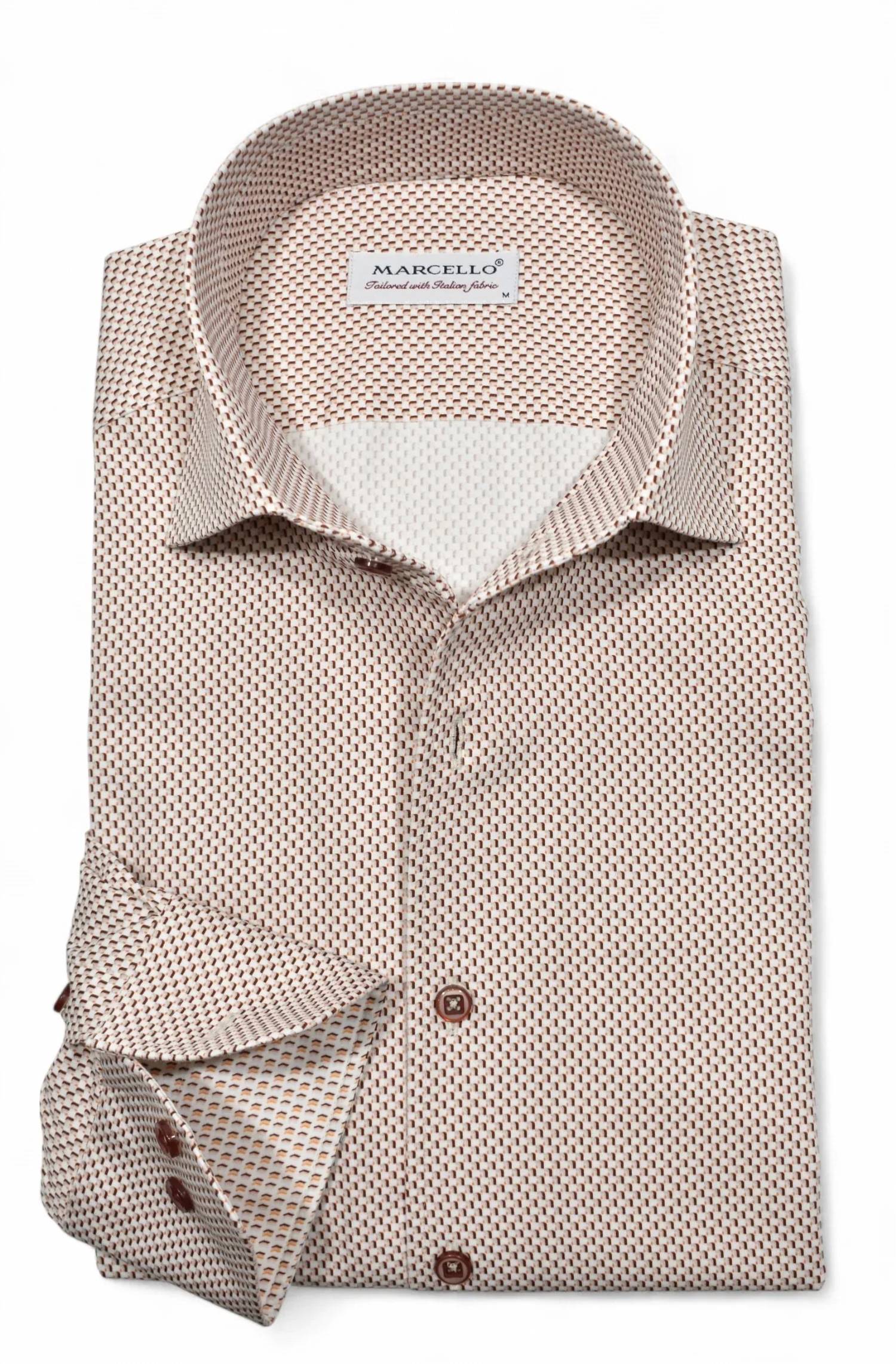 Marcello - Men's Naples Rustic Long Sleeev Sport Shirt