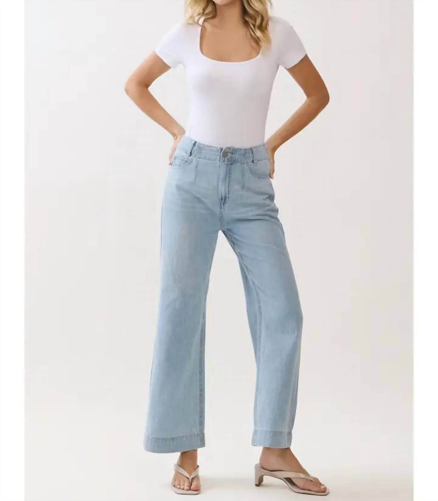 Letter To Juliet - Rosa Weight A-Line Darted Jeans