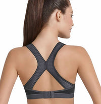 Anita Active Dynamix Star Racerback Sports Bra in anthracite - women's intimate - alternate view