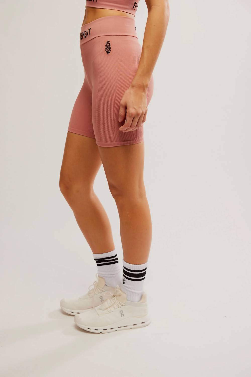 Free People Long Haul Bike Short in petal - women's shorts - alternate view