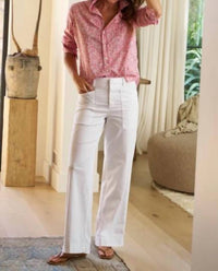 Frank & Eileen - Limerick Wide-leg Carpenter Pants