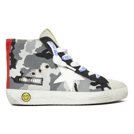 GIRLS FRANCY CAMOUFLAGE HIGH TOP SNEAKER