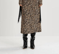Essentiel Antwerp - Gironi Leopard-print Midi Dress
