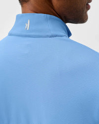 Johnnie-O - Hoppin Ribbed Knit Performance 1/4 Zip Pullover Sweatshirt