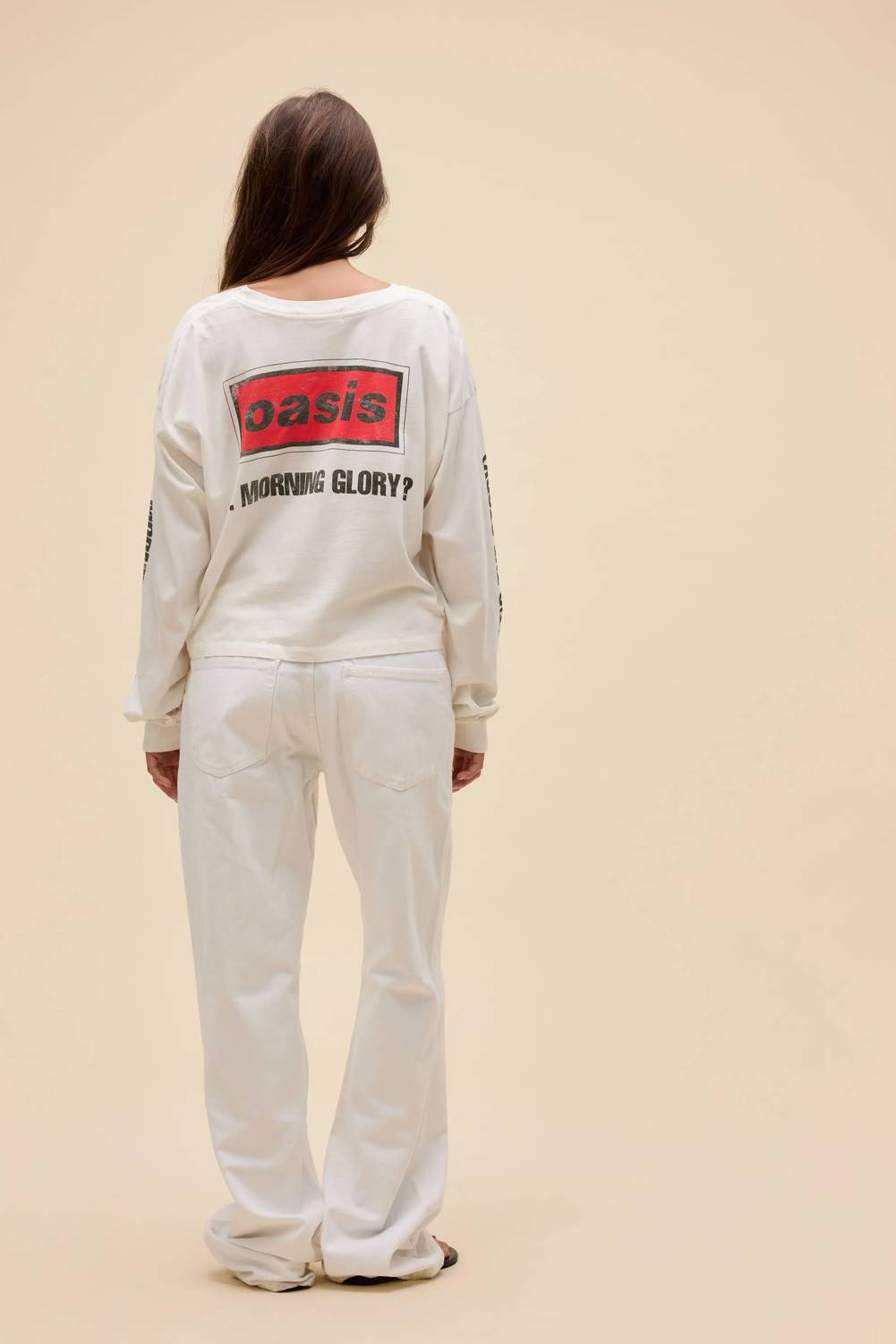Daydreamer - Oasis Morning Glory Crop Long Sleeve Top
