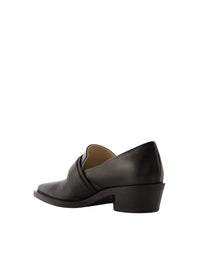 Proenza Schouler White Label - Women's Bronco Leather Loafers With Heel Strap