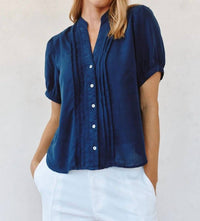Bella Dahl - Short Sleeve Pintuck Shirt