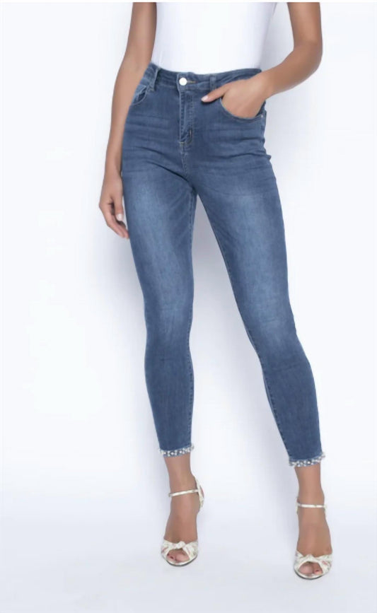 Frank Lyman - Back Bow Ankle Jeans