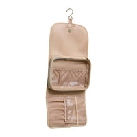 Joan & David - Women's Diagonal Quilted Hanging Toiletry Case