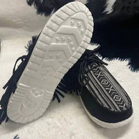 Gypsy Jazz - Women's Sunrise Aztec With Fringe Sneaker