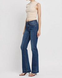 Vervet By Flying Monkey - Luna Trouser Hem Bootcut Jeans
