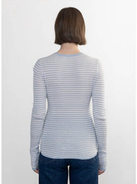 Margaret O'Leary - Shirtail Waffle Crew Top