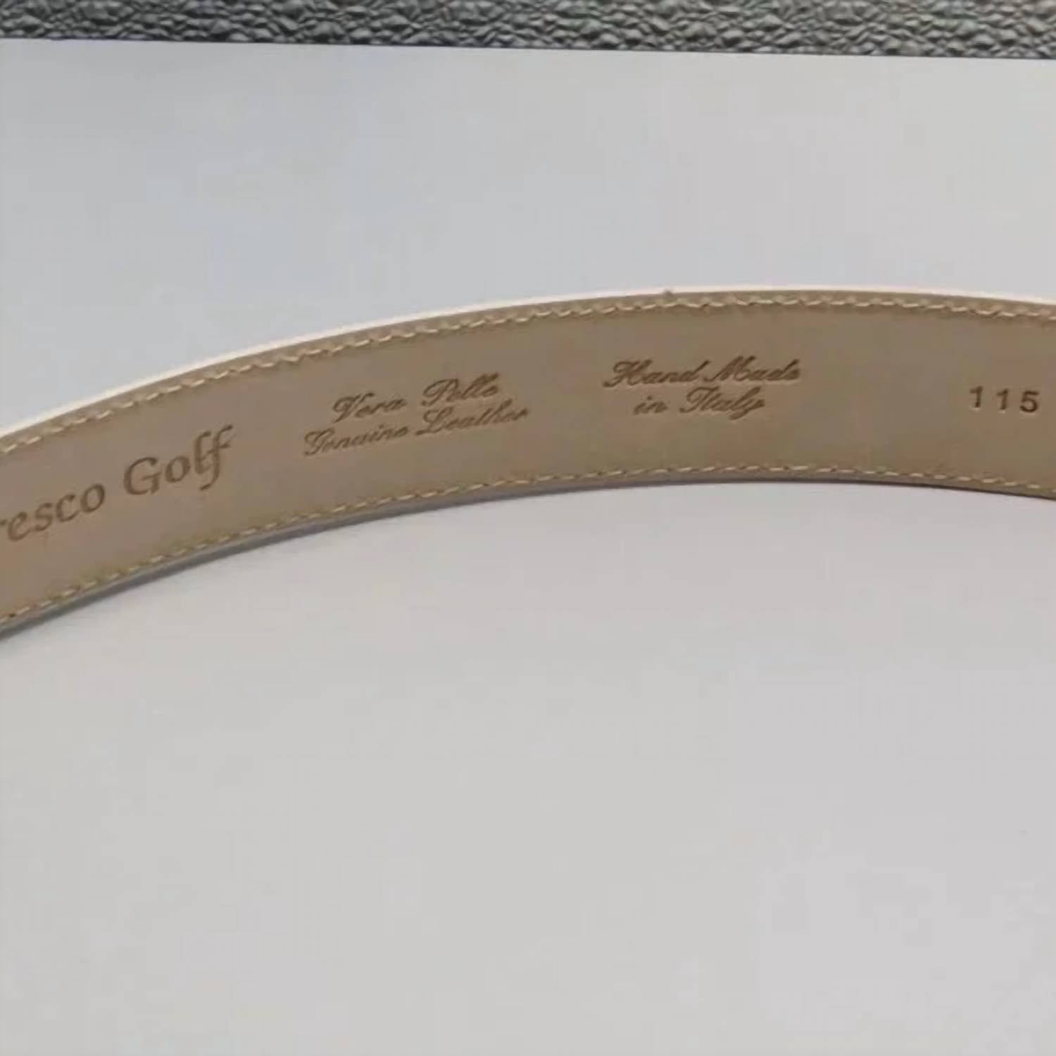 Fresco Golf - Men's Leather Embossed Belt