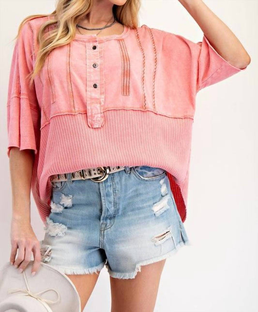 Easel - Trim Detailing Mineral Washed Top