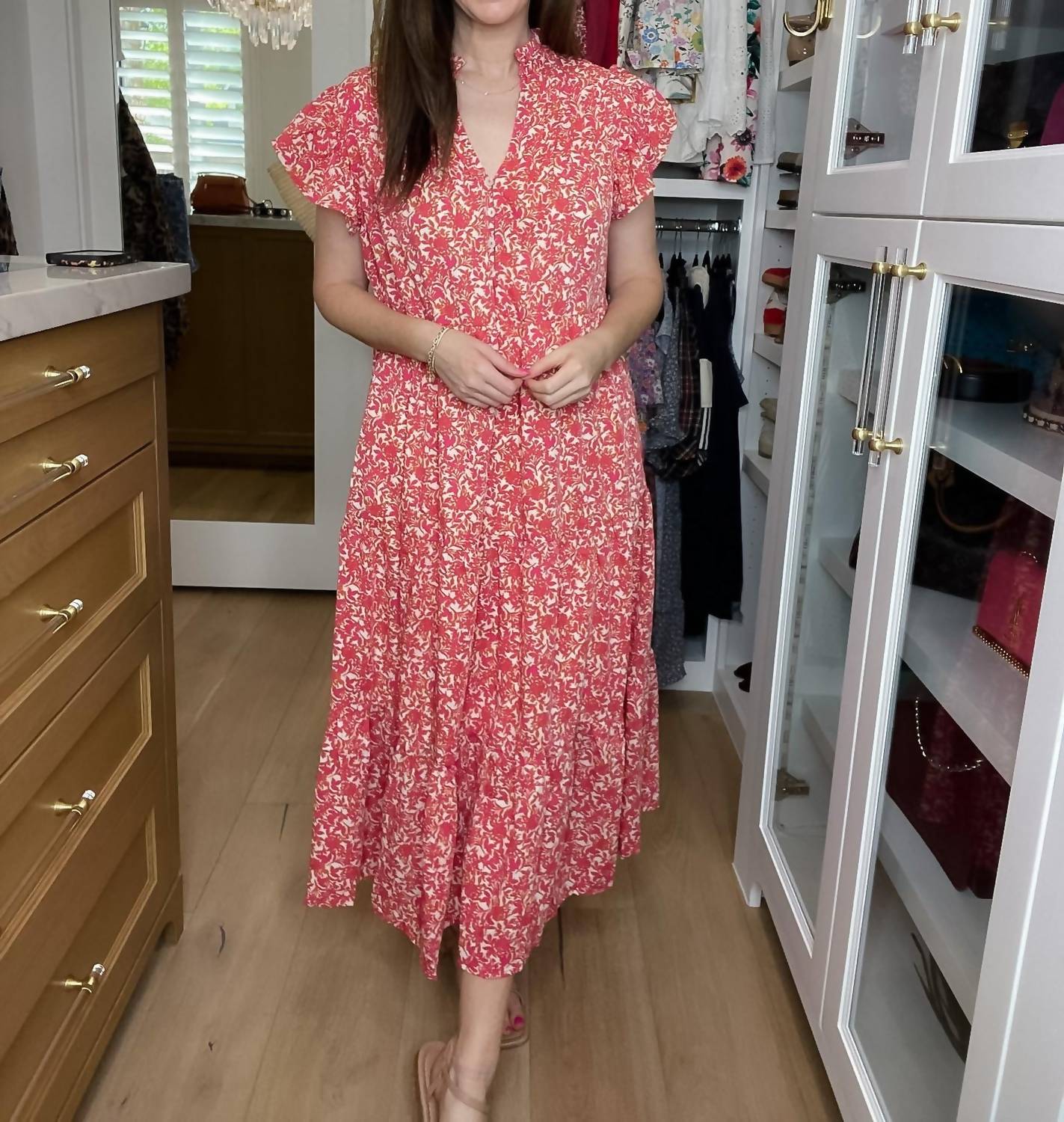 Entro - Blossom Breeze Midi Dress