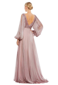 Mac Duggal - Open Sleeve A Line Gown
