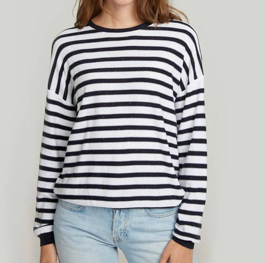 Baby Sequin Striped Crew Tee