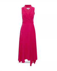 Reiss - Claire Belted Pleated Midi Dress