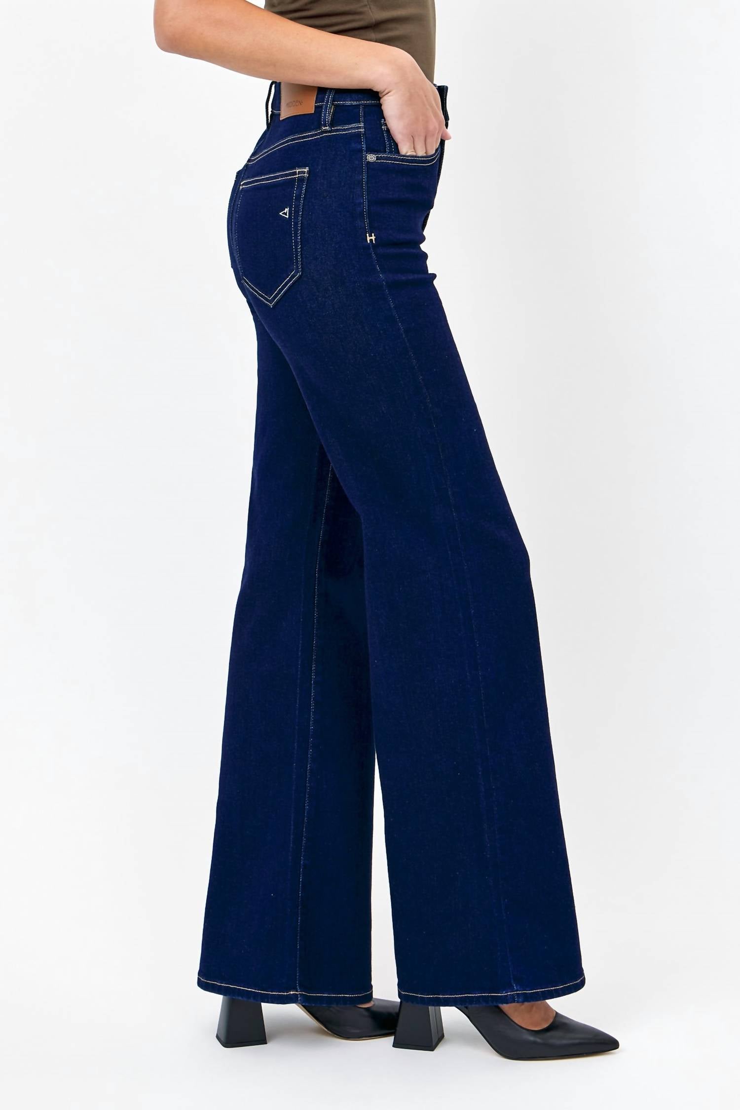 Hidden - Happi High Rise Flare Jean