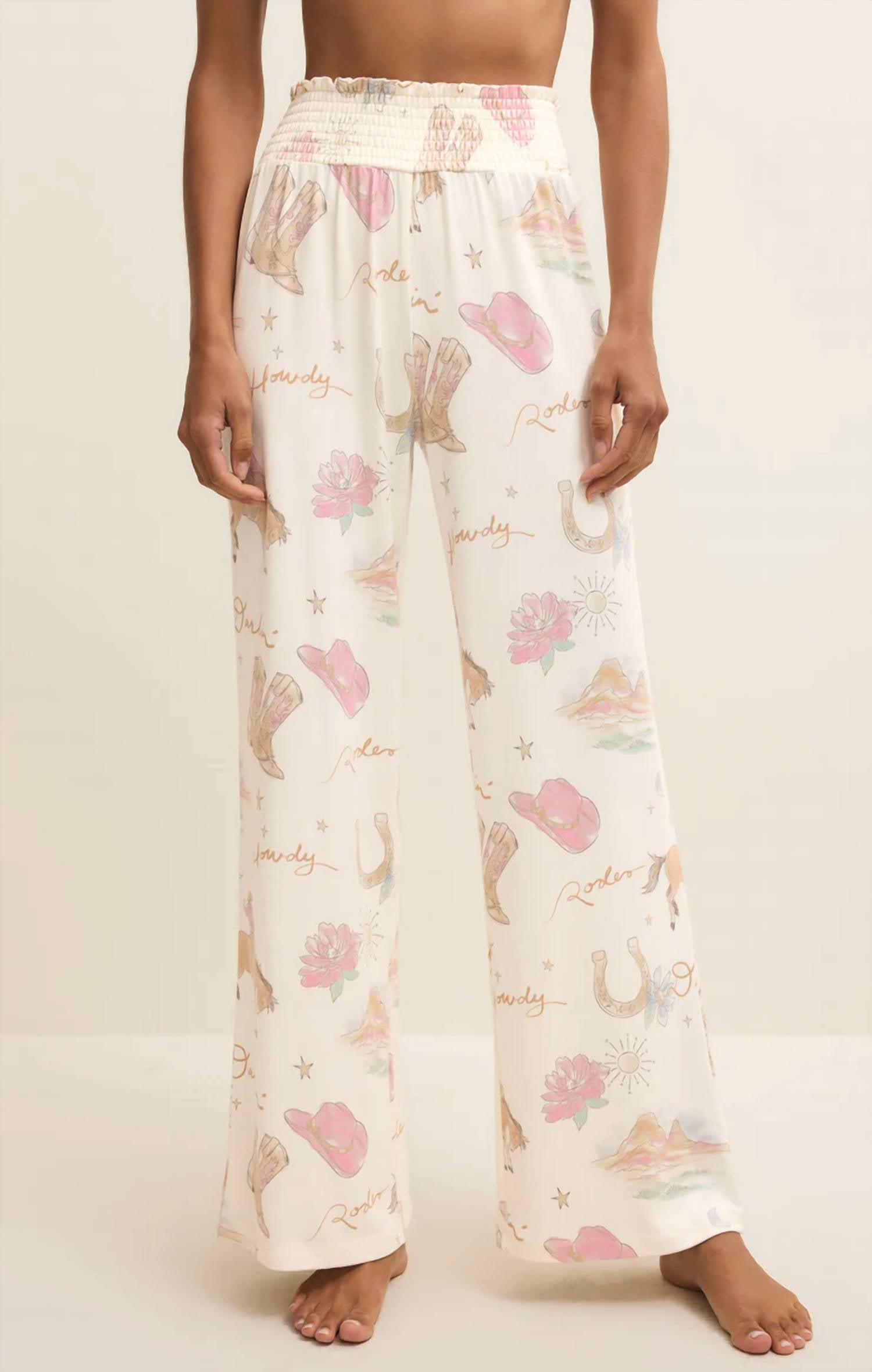 Z Supply Desert Rose Dawn Pant in vanilla ice - women's pants