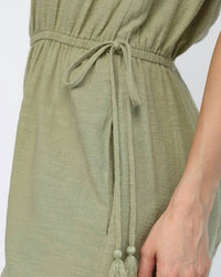 Gigio - Ester Sleeveless Jumpsuit with Waist Tassel