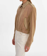Lamarque - Robbie Suede Bomber Jacket