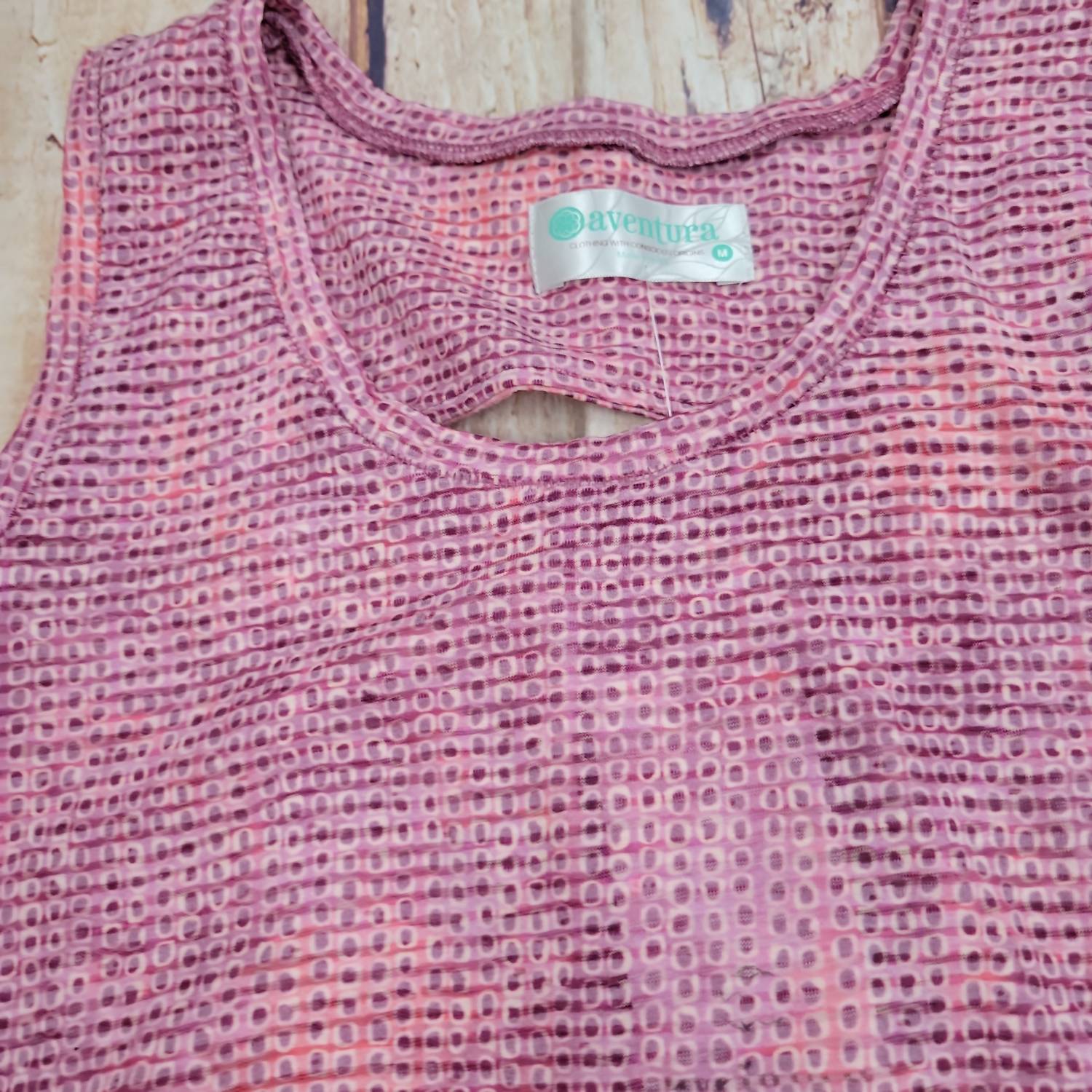 Aventura Women's Skylar Tank Top in wild aster - women's tank top - alternate view