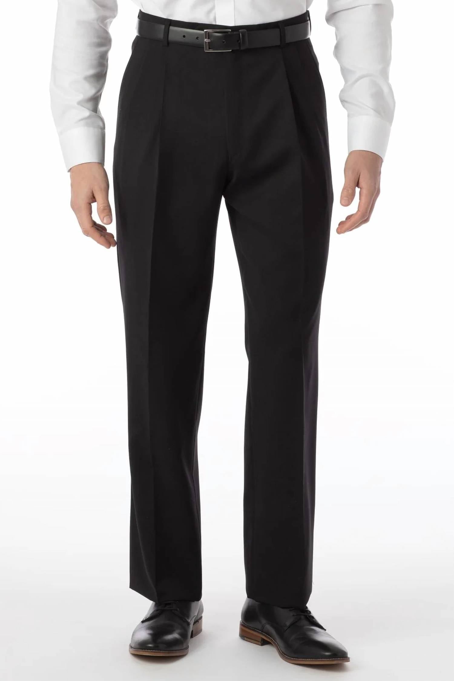 Ballin - Manchester Pleated Super 120s Wool Gabardine Comfort Eze Trouser