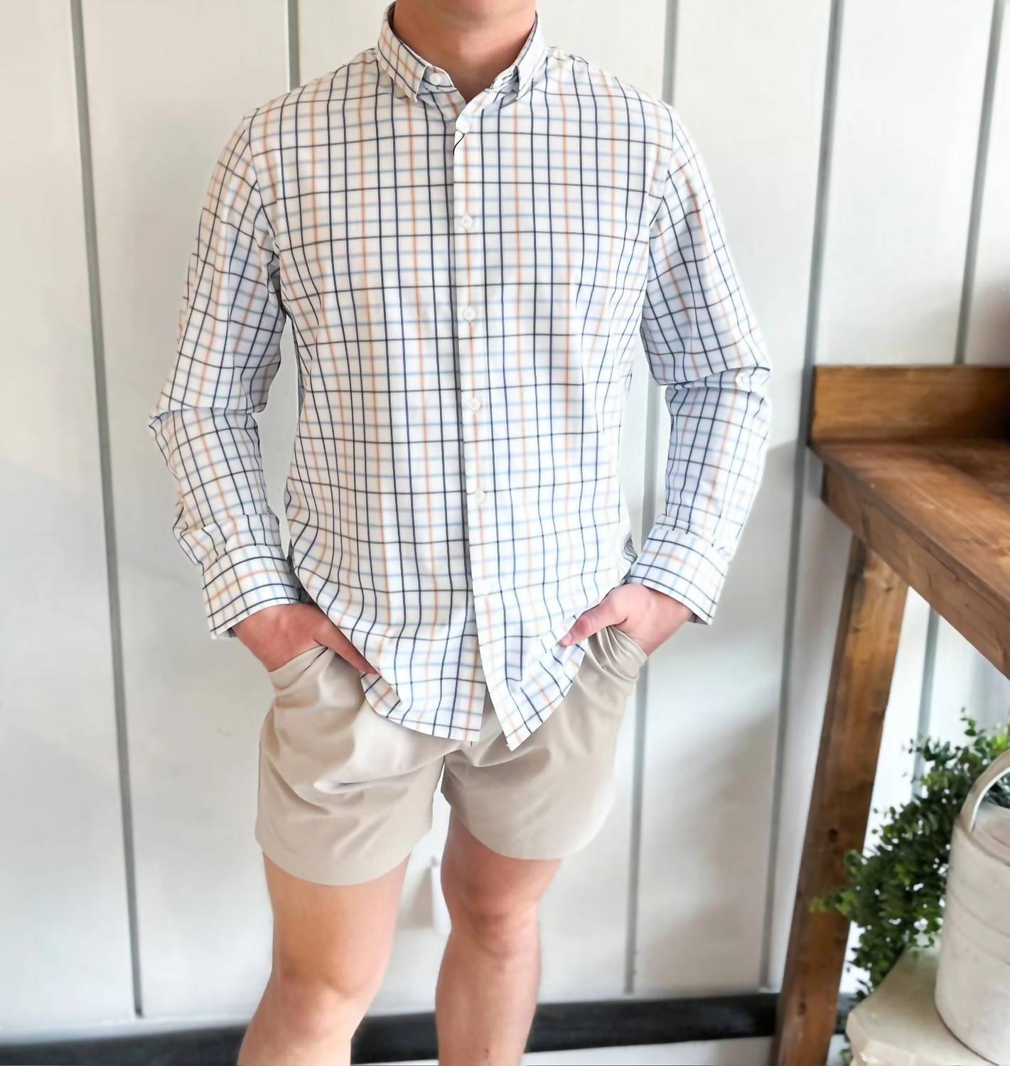 Mizzen + Main - Leeward No Tuck Long Sleeve Dress Shirt