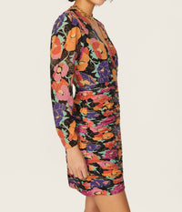 Rixo - Golden Floral Dress