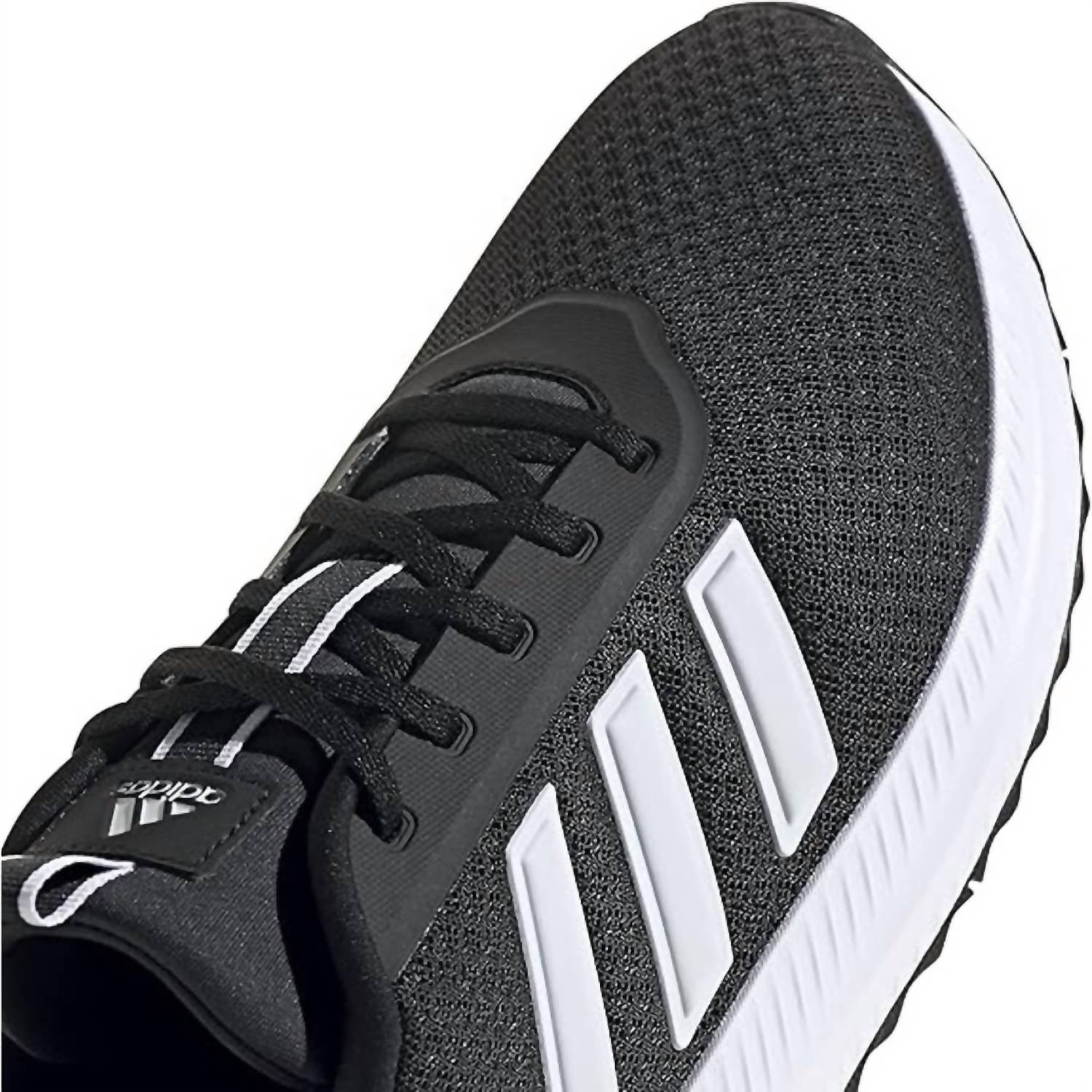 adidas Men's PLRPATH Lace Up Running Shoes in black and white - men's sneaker - view 6
