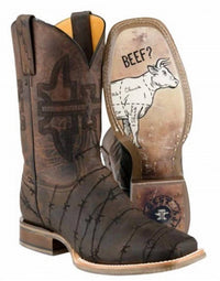 Dan Post. - Men's Don't Fence Me In Two Square Toe Boot