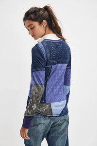 Free People - Indie Printed Cuff Top