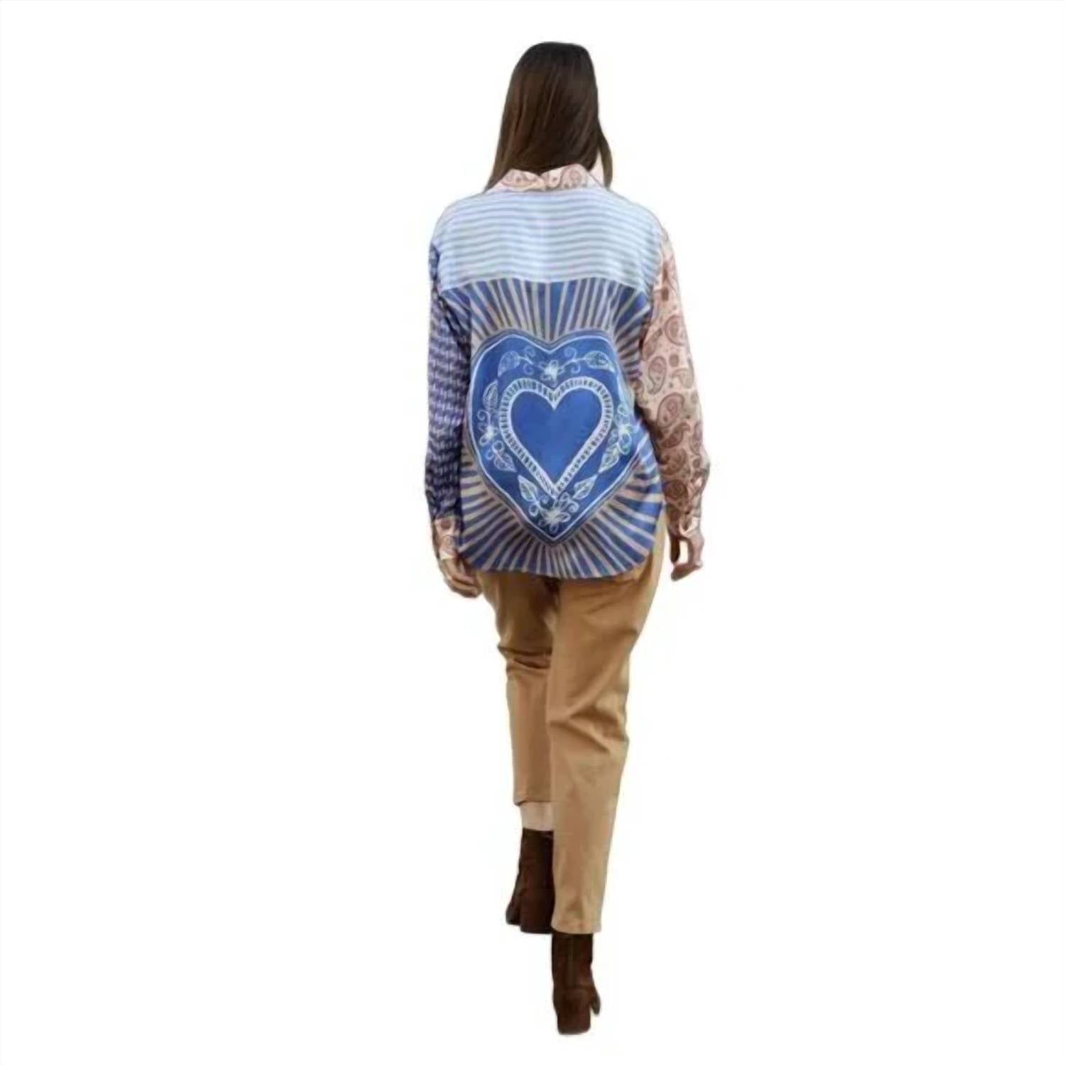 Me369 - Camilla Mix Pattern Shirt